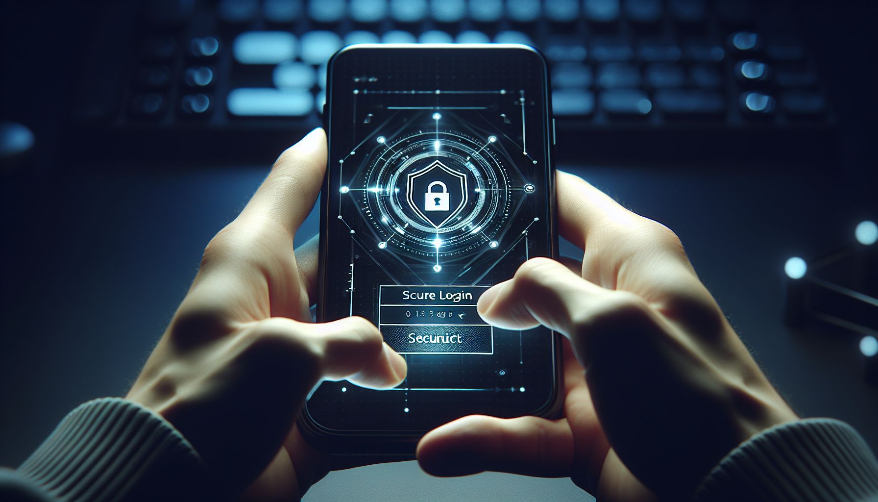 Mobile user accessing a protected Palki71 sign-in page with confidence