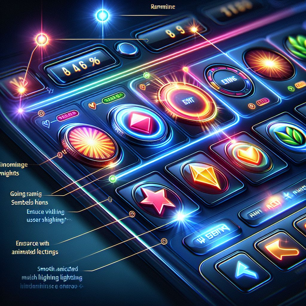 Detailed slot game screen with glowing icons, polished animations, and a modern interface made for seamless play